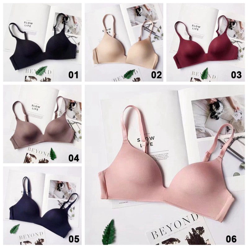 Lightweight One-piece Women Bra Soft Thin Section Underwear Comfortable No Wire-Rim Female