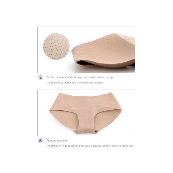 Panties With Push-up Lifter Underwear Padded Seamless Butt Hip Enhancer Shaper Buttocks