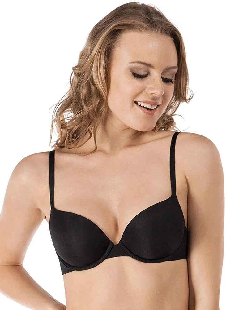 Half cup non padded underwire bra