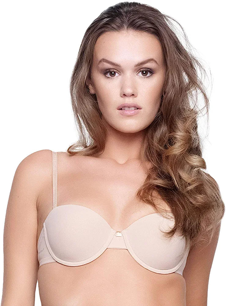 Half cup non padded underwire bra