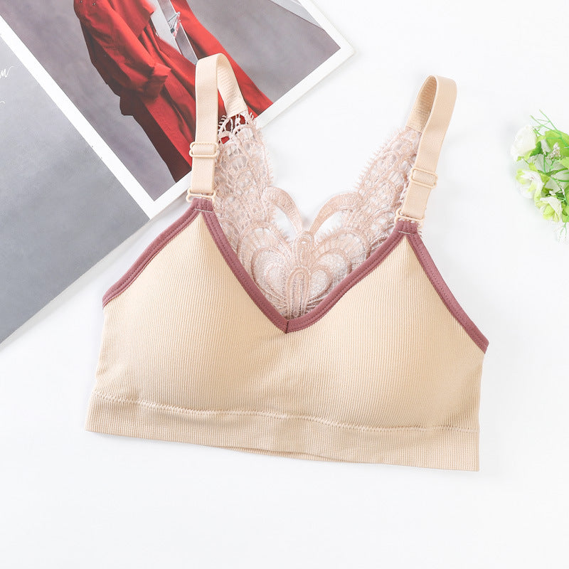 Seamless Comfortable Breathable Bralette Beauty Butterfly Push Up Wireless