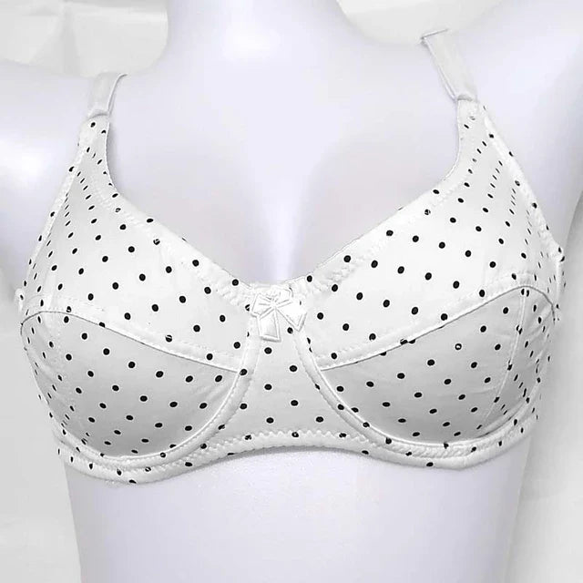 Light padded underwire cotton bra