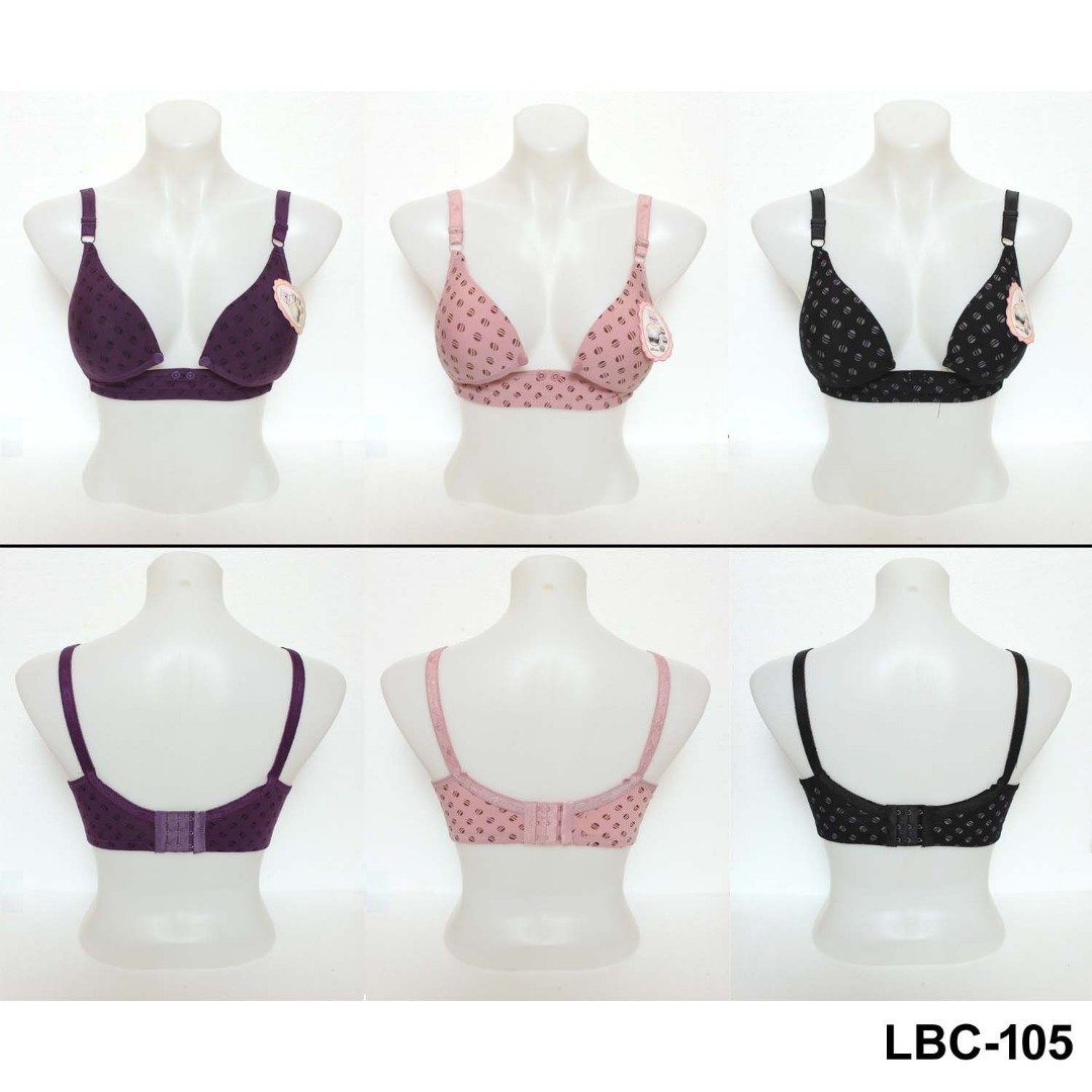 Front open 2 button feeding bra