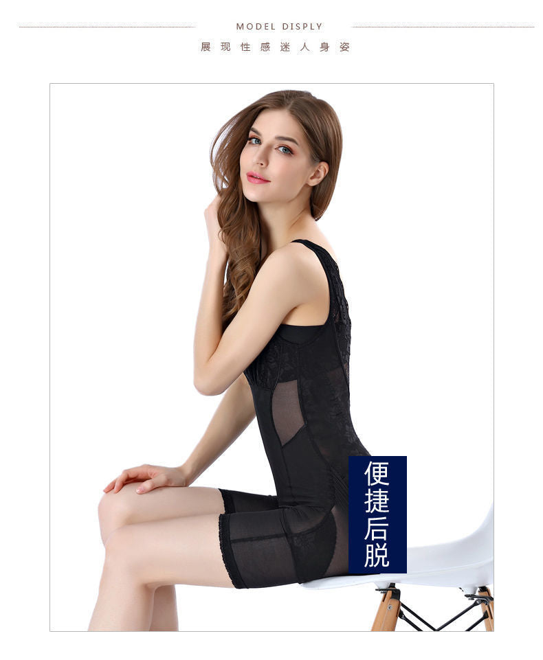 body shaping abdomen and stomach tunic summer ultra-thin tight corset women