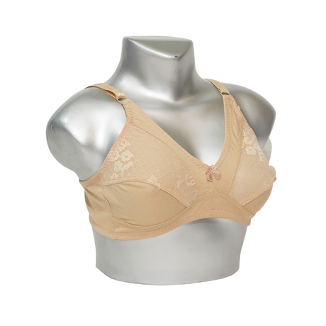 JURCY COTTON HALF NET BRA