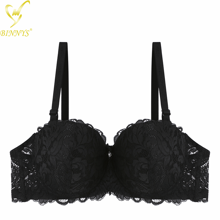 Lace Embrace Double Padded Push Bra