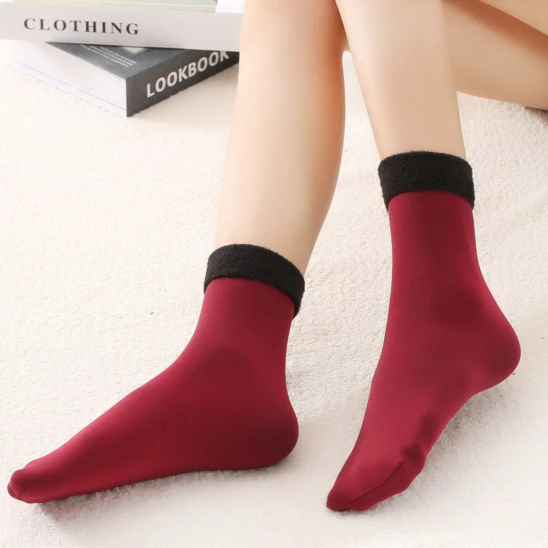 Pack of 2 Imported Thermal Fleece Socks for Women