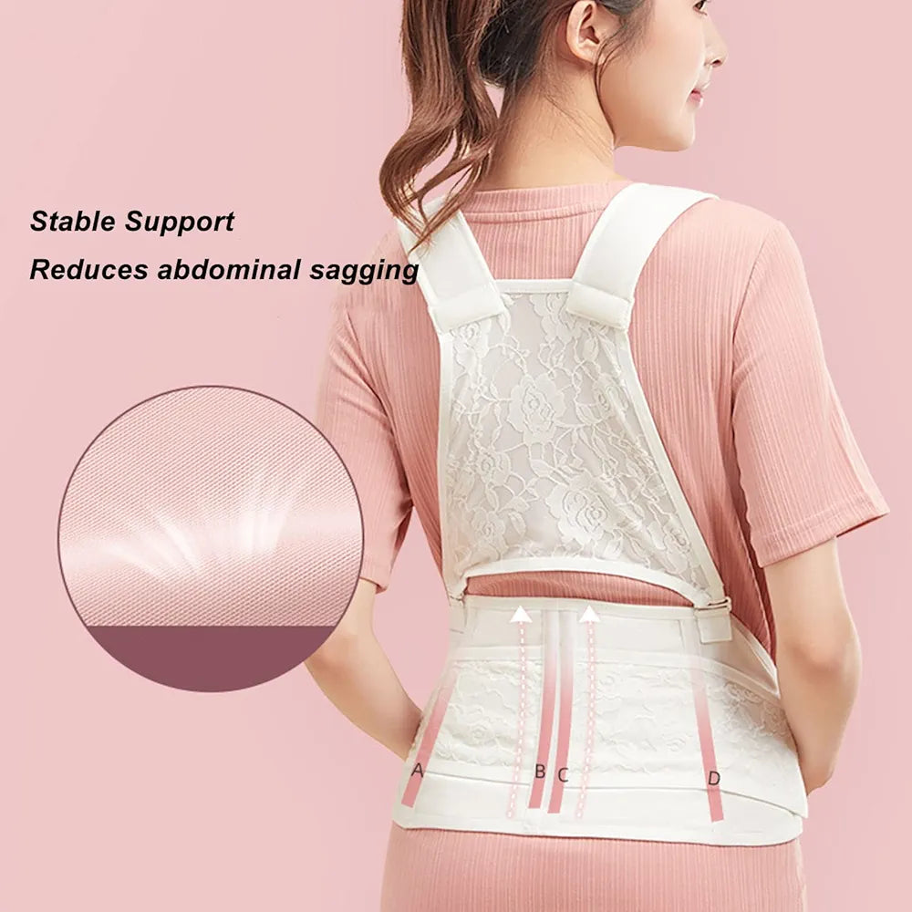 Tummy controller back supportive belt