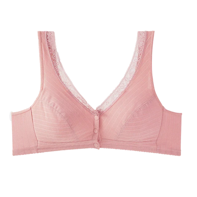 Imported front open 3 button bra (sale price )