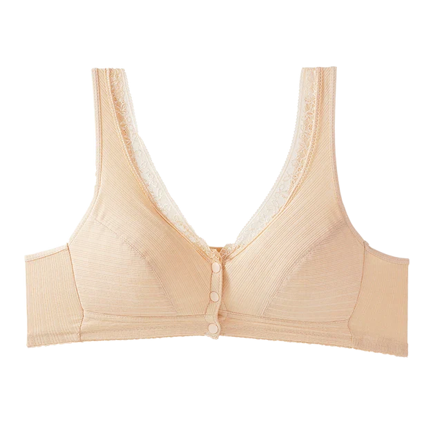 Imported front open 3 button bra (sale price )