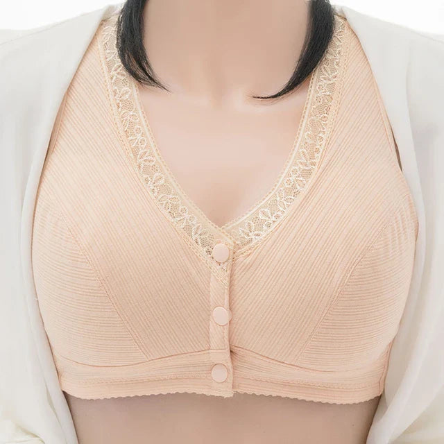 Imported front open 3 button bra (sale price )