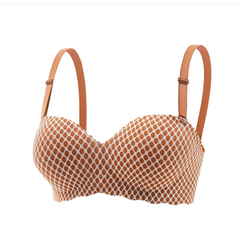 Soft half cup double padded half cup bra