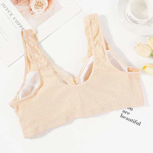 Imported front open 3 button bra (sale price )