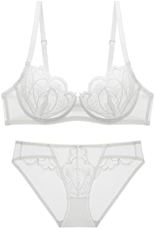 New style underwire lace bra panty set