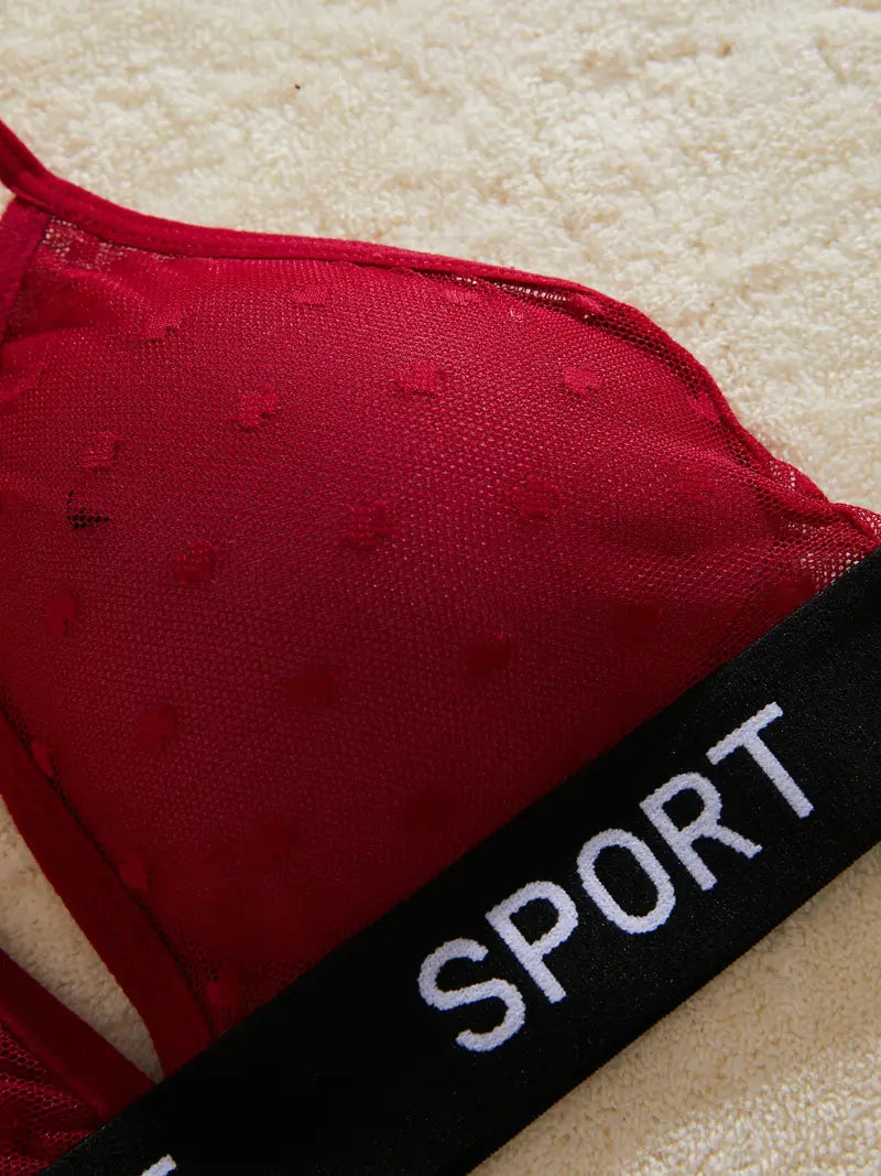 Sports bra panty set