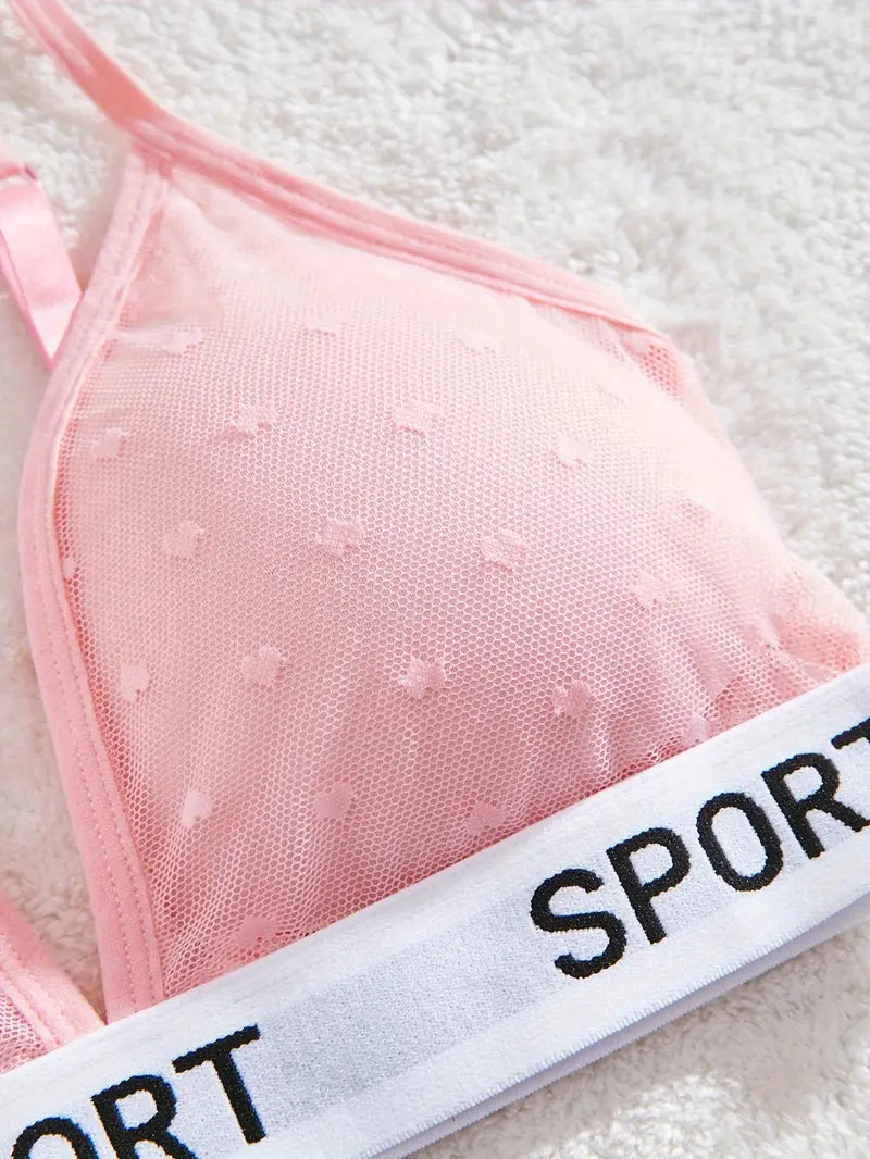 Sports bra panty set