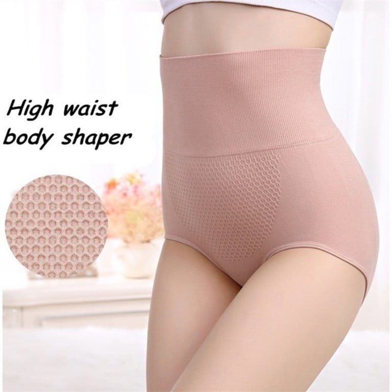 Pack Of  3 High Waist Abdomen Underwear Women