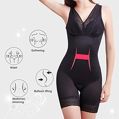 Lace decorated body shaper