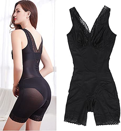 Lace decorated body shaper