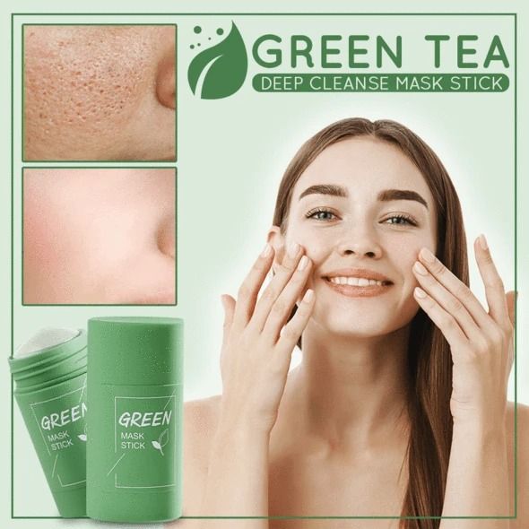 Original Facial Cleansing Stick Green Tea Face Mask Stick Blackhead Acne Remove