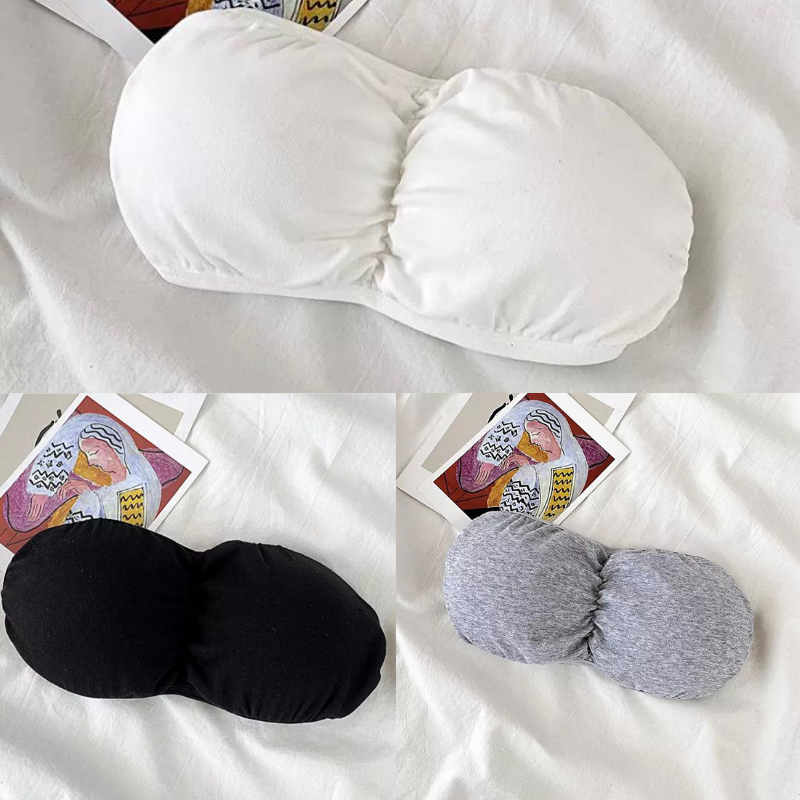 PACK OF 3 STRAPLESS  THIN PADDED BRA