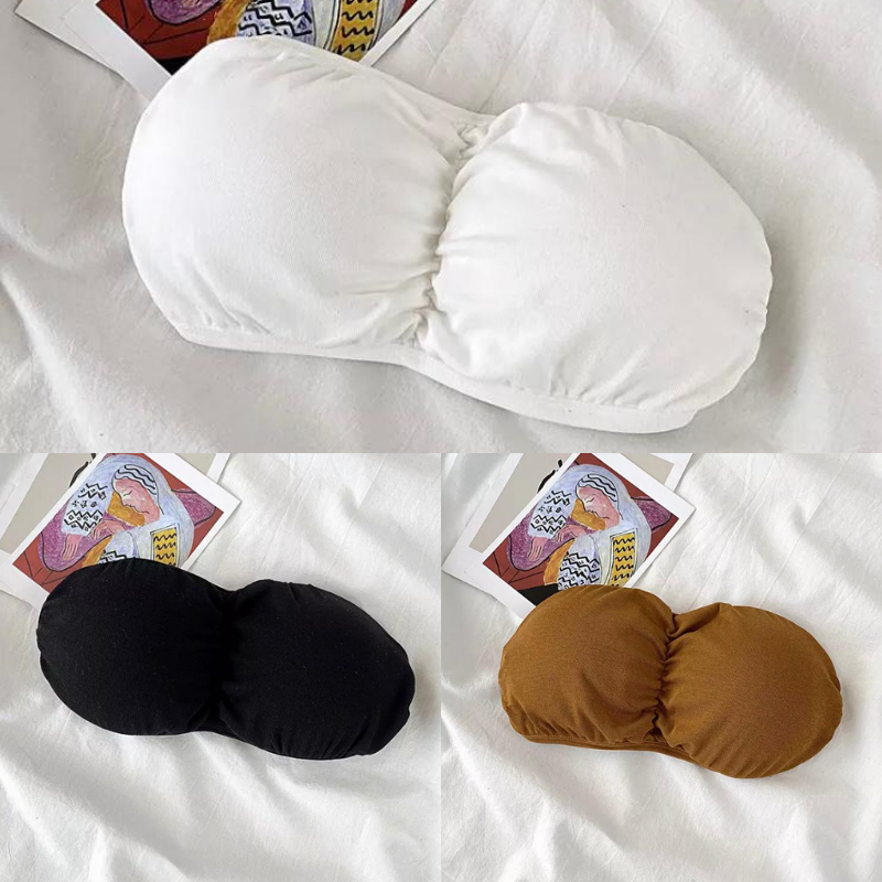 PACK OF 3 STRAPLESS  THIN PADDED BRA