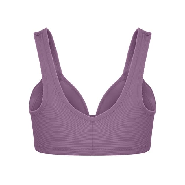 Front open single padded bra