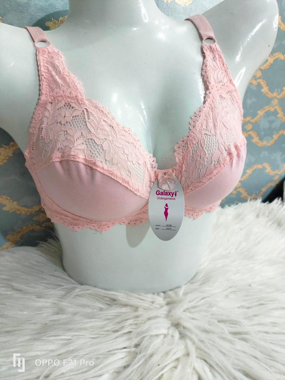 Galaxy halflace Cotton bra