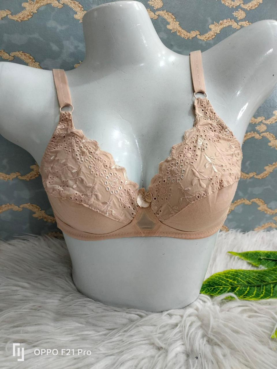 Galaxy halflace Cotton bra