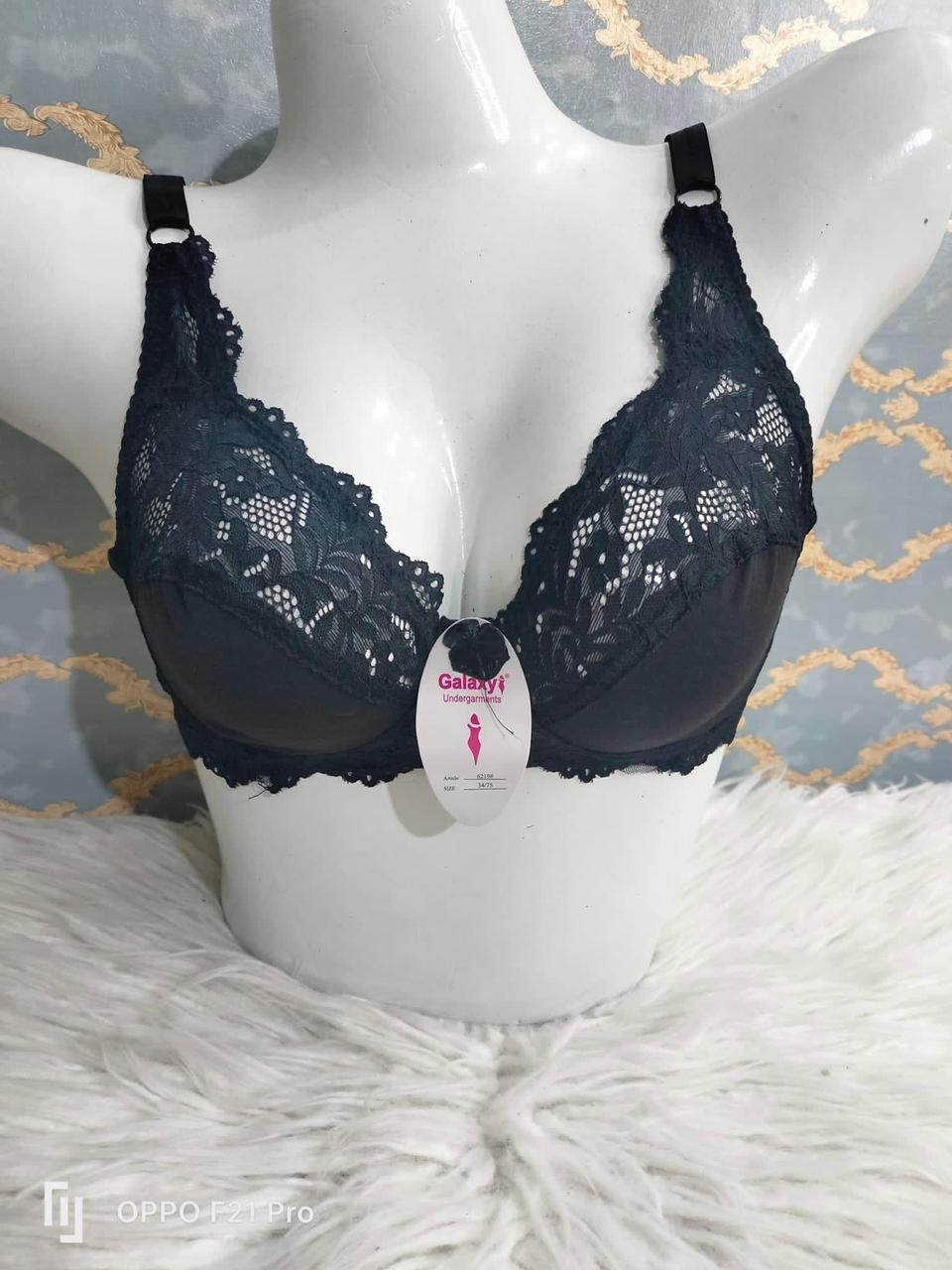 Galaxy halflace Cotton bra