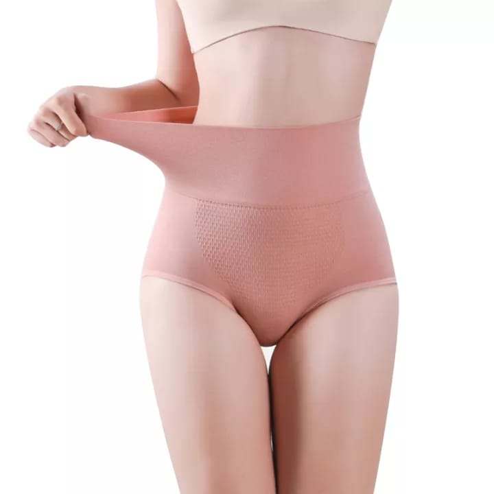 Pack Of  3 High Waist Abdomen Underwear Women