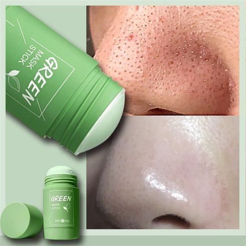 Original Facial Cleansing Stick Green Tea Face Mask Stick Blackhead Acne Remove