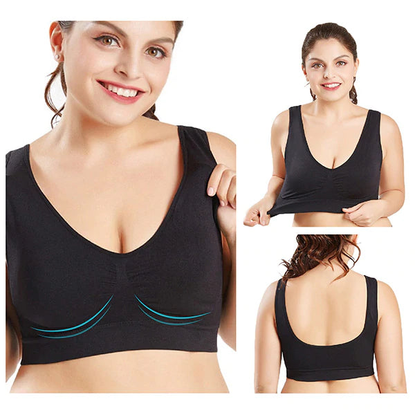 Seamless Air Bra 3pcs/pack plus sizes