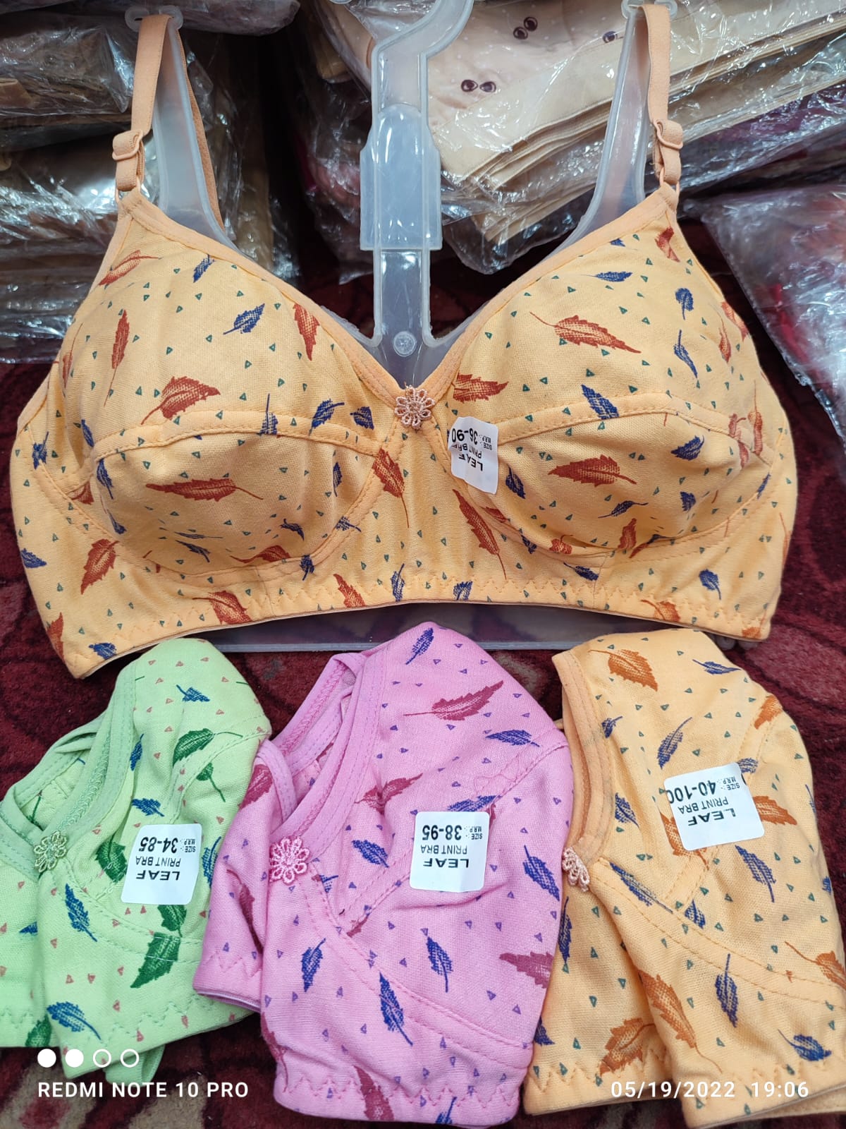 Summer Bras - Cotton Bras Pack of 3