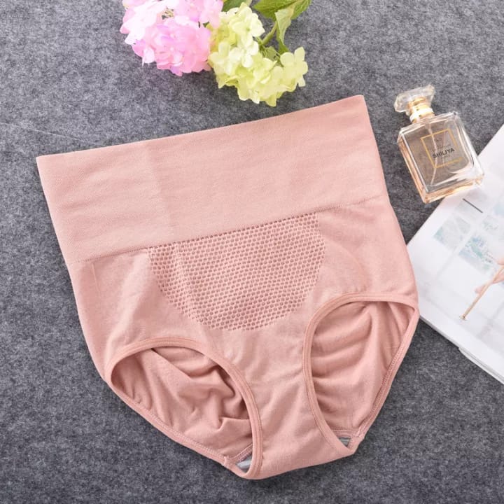 Pack Of  3 High Waist Abdomen Underwear Women