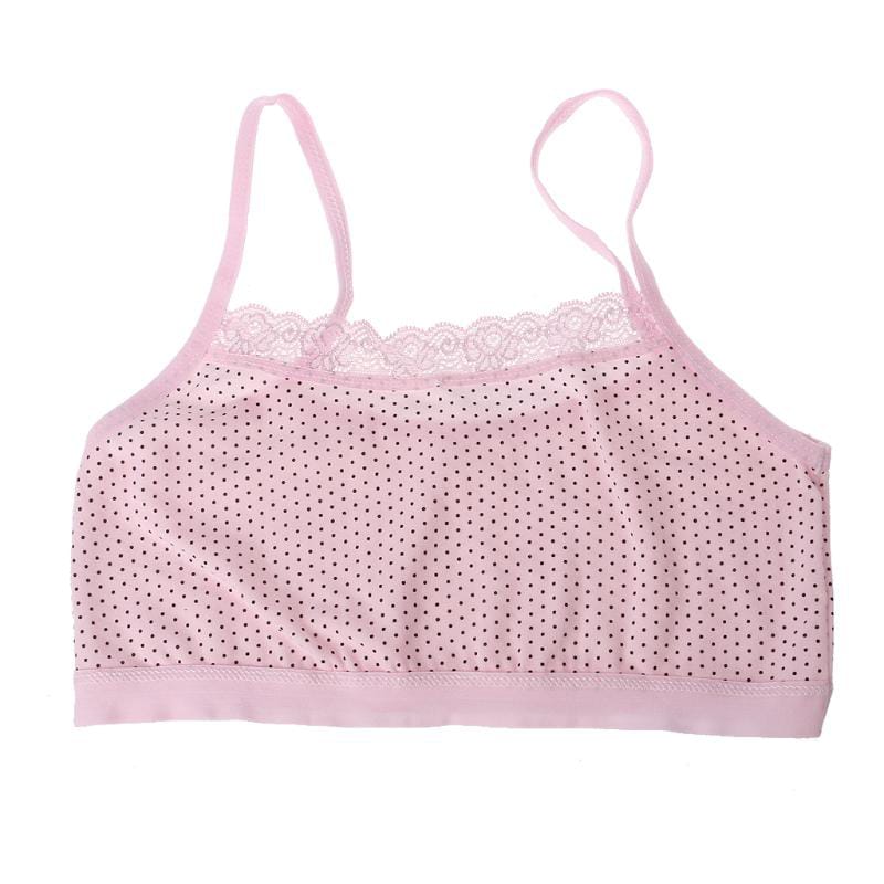 teen age non padded bra back of 3