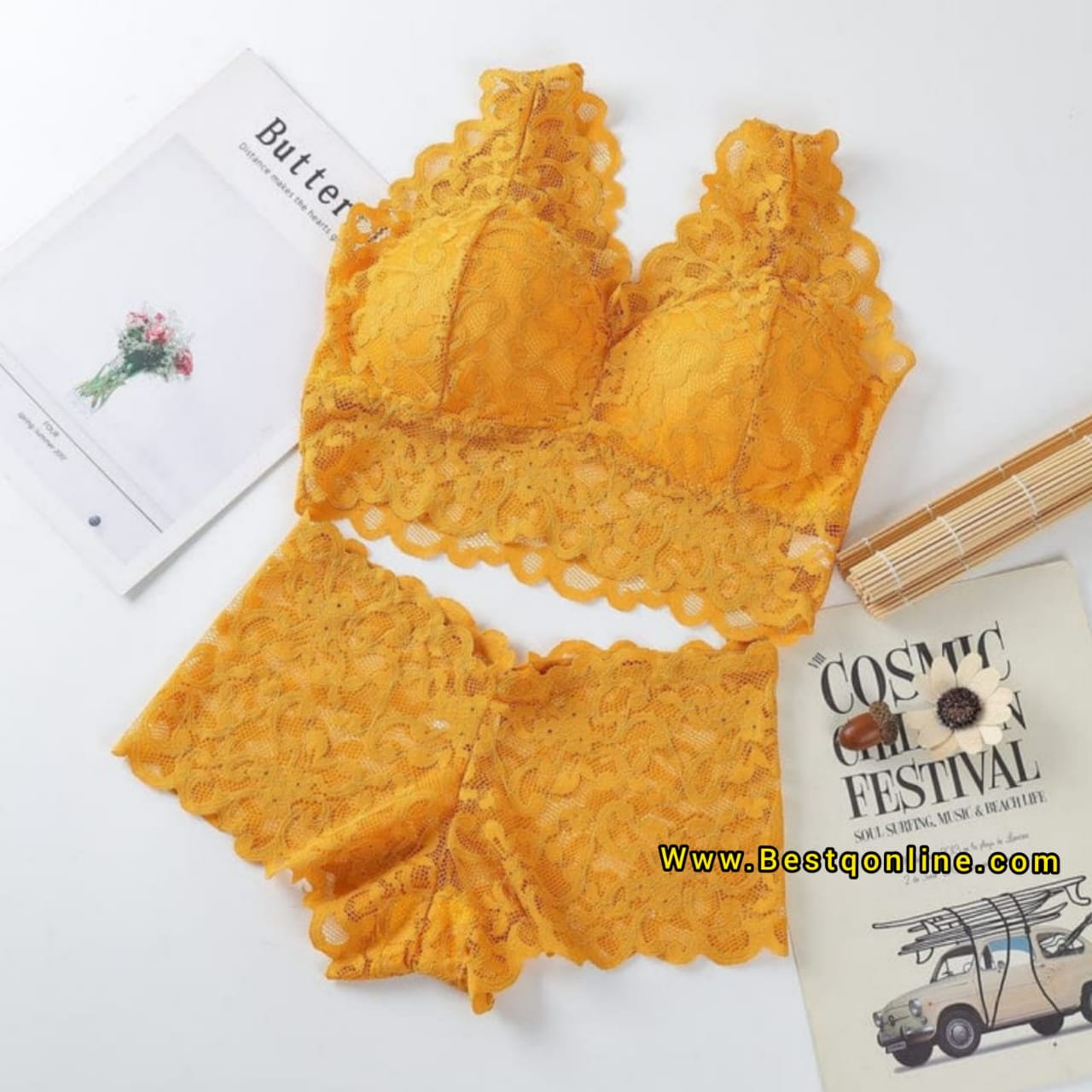 BRALETTE BRA CROP TOP WITH REMOVEABLE PADS (CB015)