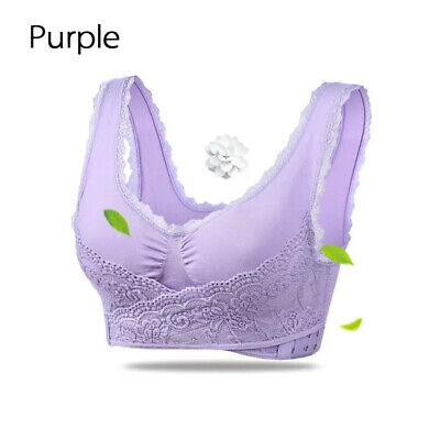 Instant Lift Front Cross Side Buckle Lace Bra