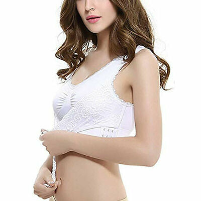 Instant Lift Front Cross Side Buckle Lace Bra