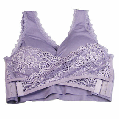 Instant Lift Front Cross Side Buckle Lace Bra