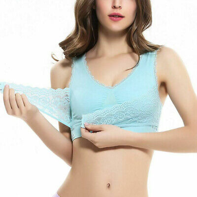 Instant Lift Front Cross Side Buckle Lace Bra