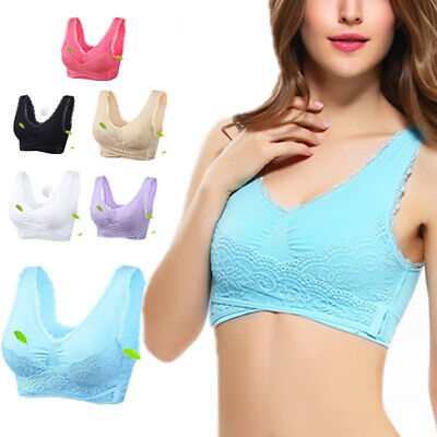 Instant Lift Front Cross Side Buckle Lace Bra